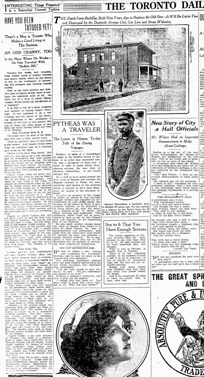 Toronto Daily Star May 23rd, 1913