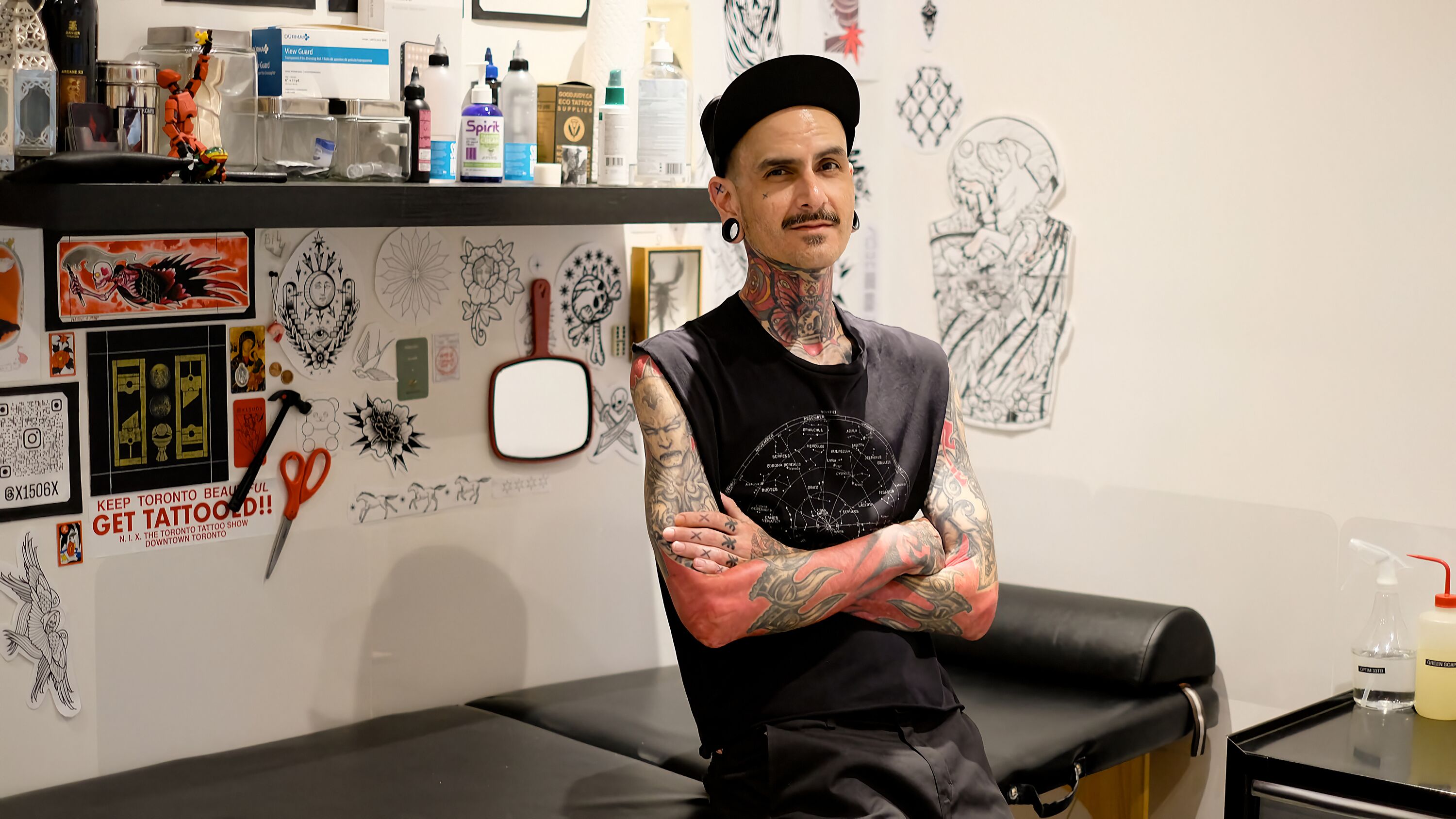Christian Maheux at Yonge Street Tattoos Toronto x1506x