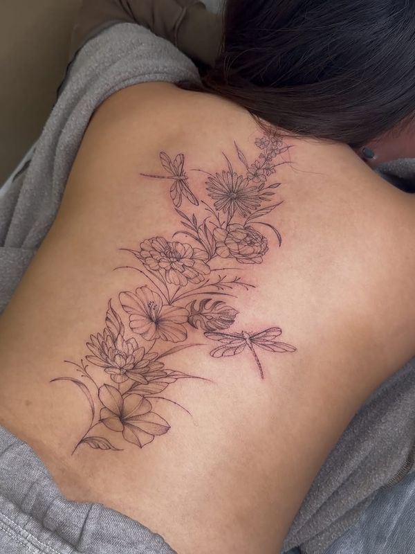 Sarasota fine line tattoos showcase image