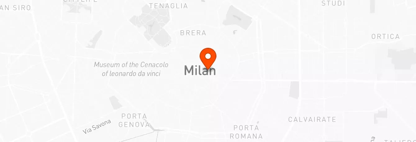 Tatuaggi geometrici Milano location map