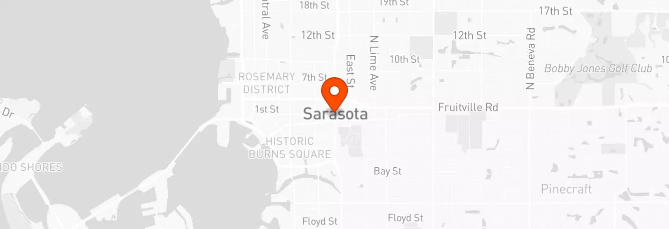 Tattoo & Piercing  Sarasota location map