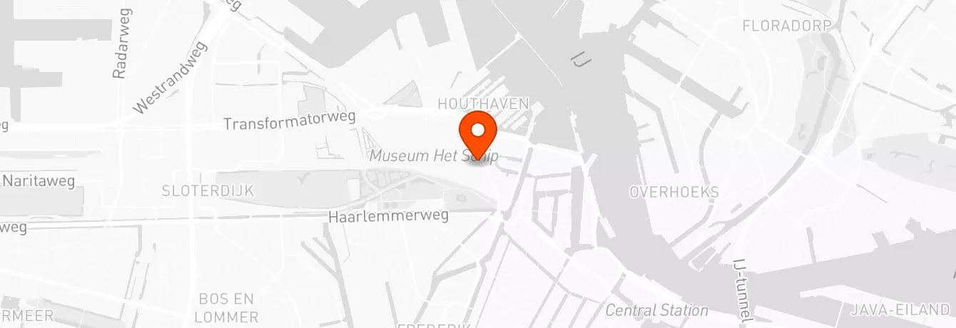Olena  Amsterdam tattoo location map